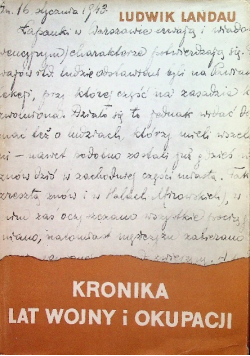 Kronika lat Wojny i okupacji Tom II