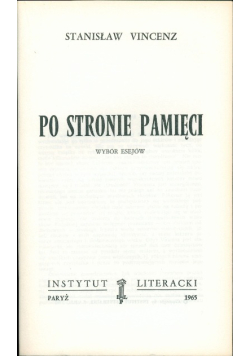 Po stronie pamięci