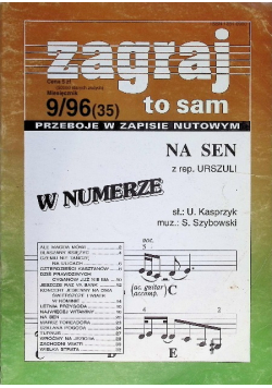 Zagraj to sam  Nr 9/96