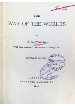 The War of the Worlds 1898 r.