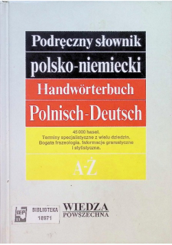 Podręczny słownik polsko - niemiecki
