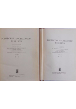 Podręczna encyklopedia biblijna Tom I i II