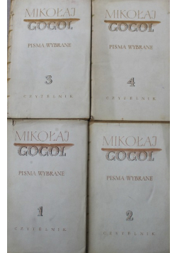 Gogol Pisma wybrane Tom 1 do 4