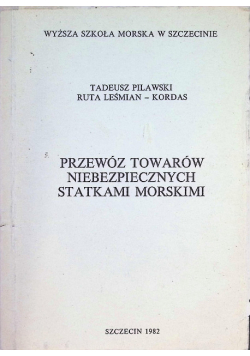 Przewóz Towarów Niebezpiecznych Statkiem morskim