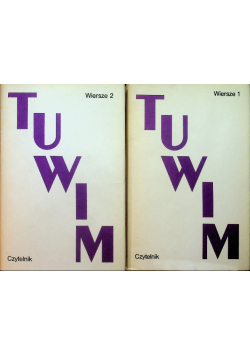 Tuwim Wiersze Tom 1 i 2