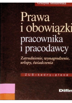 Prawa i obowiązki pracownika i pracodawcy