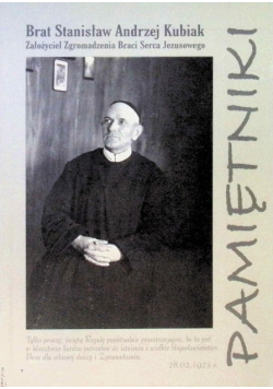 Pamiętniki Brat Stanisław Andrzej Kubiak