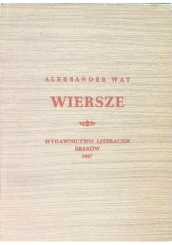 Wat Wiersze