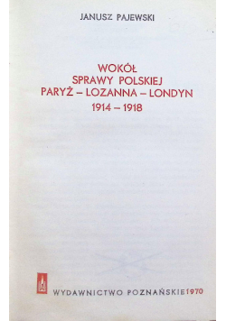 Wokół sprawy polskiej