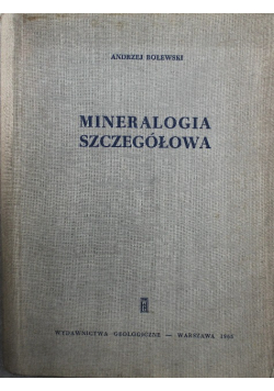 Mineralogia szczegółowa