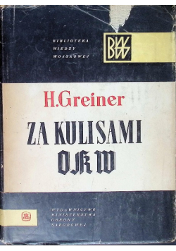 Za kulisami OKW