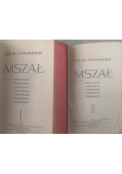 Mszał. Tom 1 i 2