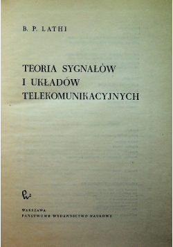 Teoria Sygnałów i układów Telekomunikacyjnych