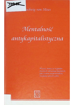 Mentalność antykapitalistyczna