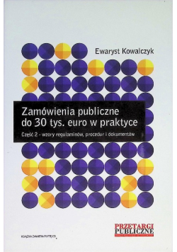 Zamówienia publiczne do 30 tys Część 2