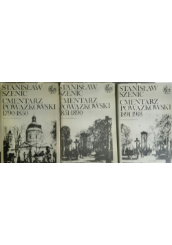 Cmentarz powązkowski Tom 1 do 3