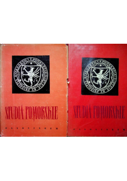 Studia Pomorskie Tom I i II