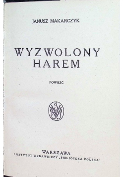 Wyzwolony harem 1927 r.