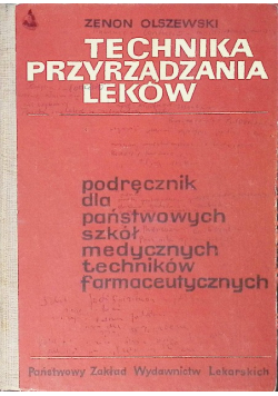 Technika przyrządzania leków
