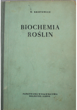 Biochemia roślin