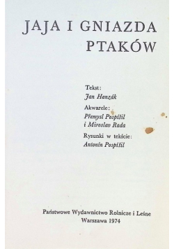 Jaja i gniazda ptaków