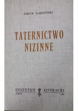 Taternictwo nizinne
