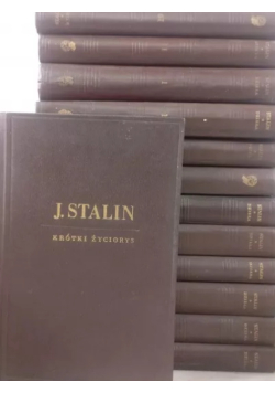 Stalin Dzieła tom 1 do 13 + 1 krótki życiorys