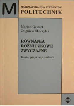 Równania różniczkowe zwyczajne