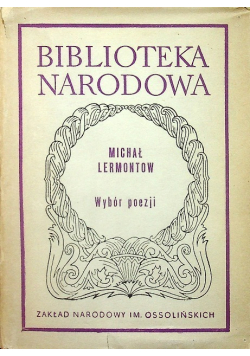 Lermontow Wybór poezji