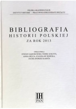 Bibliografia historii Polskiej za rok 2011