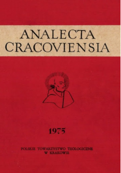 Analecta Cracoviensia Tom VII