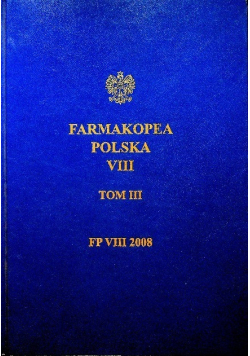 Farmakopea Polska VIII Tom 3