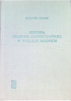 Historia filozofii chrześcijańskiej w wiekach średnich