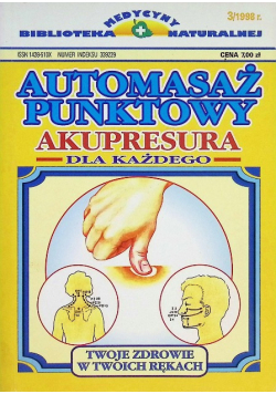 Automasaż punktowy akupresura dla każdego Nr 3 / 98