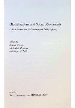 Globalizations and Social Movements