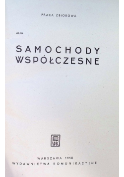 Samochody współczesne