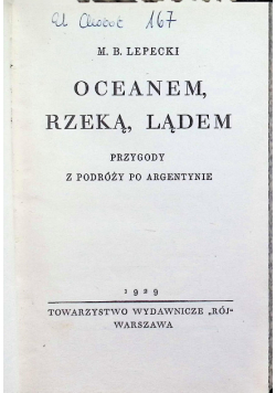 Oceanem rzeką lądem 1929 r.
