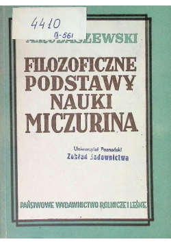 Filozoficzne podstawy nauki Miczurina