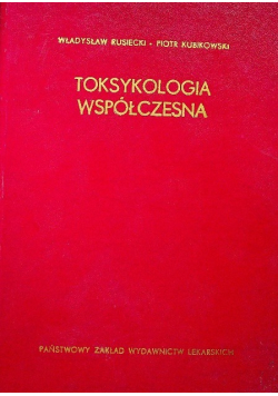 Toksykologia współczesna