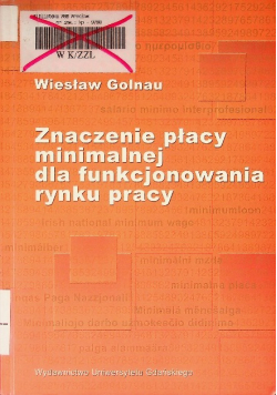 Znaczenie płacy minimalnej dla funkcjonowania rynku pracy