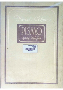 Pismo Zarys Dziejów