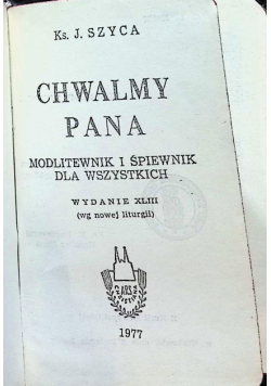 Chwalmy pana