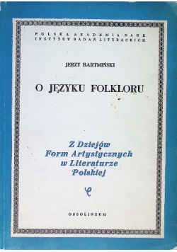 O języku folkloru