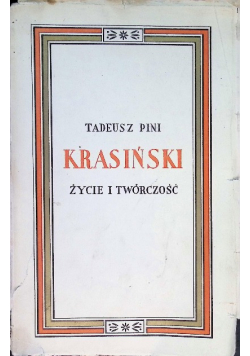 Krasiński życie i twórczość 1928 r.