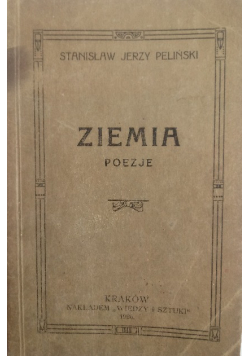 Ziemia. Poezje,1926 r.