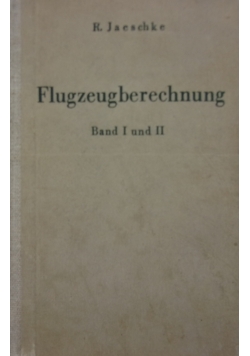 Flugzeugberechnung ,1940r.