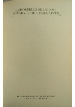 Gefahrliche Liebschaften