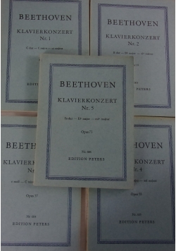 Klavierkonzert, nr 1-5
