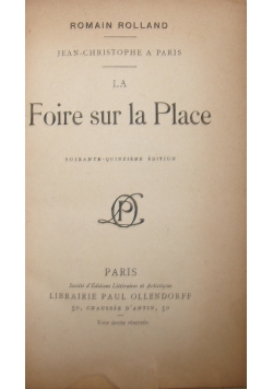 La Foire sur la Place