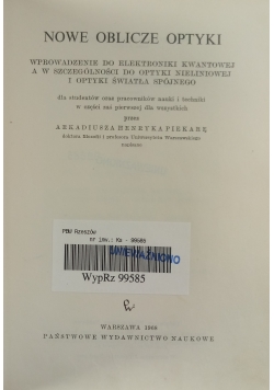 Nowe oblicze optyki